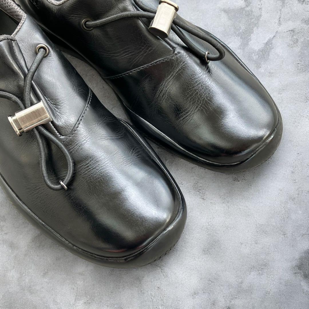 靴 98aw Prada sports leather sneakers