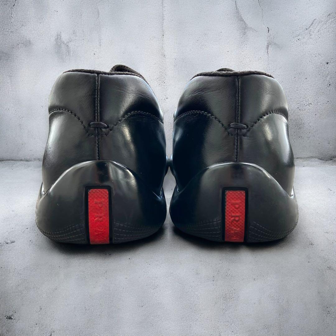 靴 98aw Prada sports leather sneakers