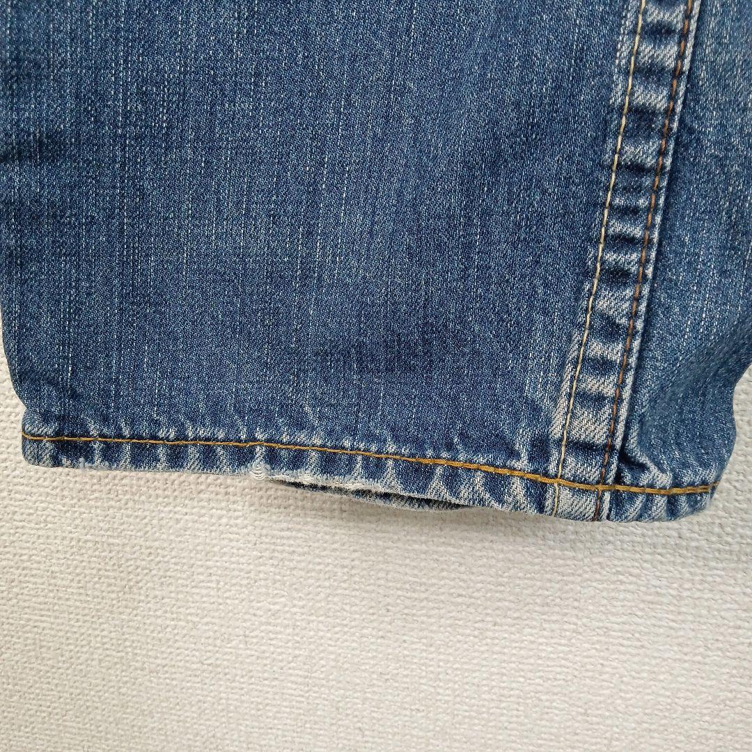 【LEVI'S】Levi's502クラッシュデニム メンズw32 L32 ブルー