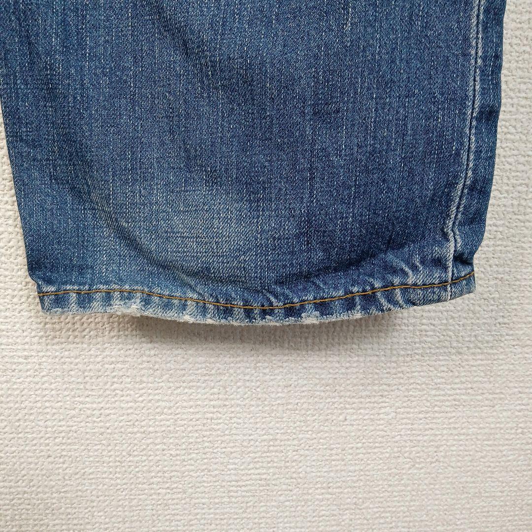 【LEVI'S】Levi's502クラッシュデニム メンズw32 L32 ブルー