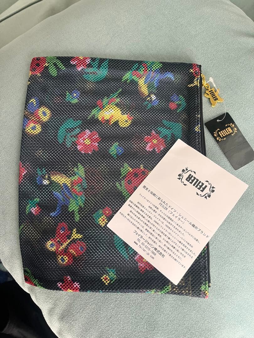 新品★FEILER フェイラー ハイジ メッシュポーチ 3点セット　ブラック