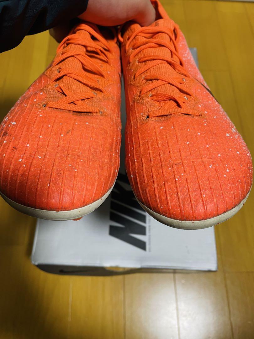 Nike Mercurial Vapor 12 Elite FG Mens Size 6 Orange Soccer