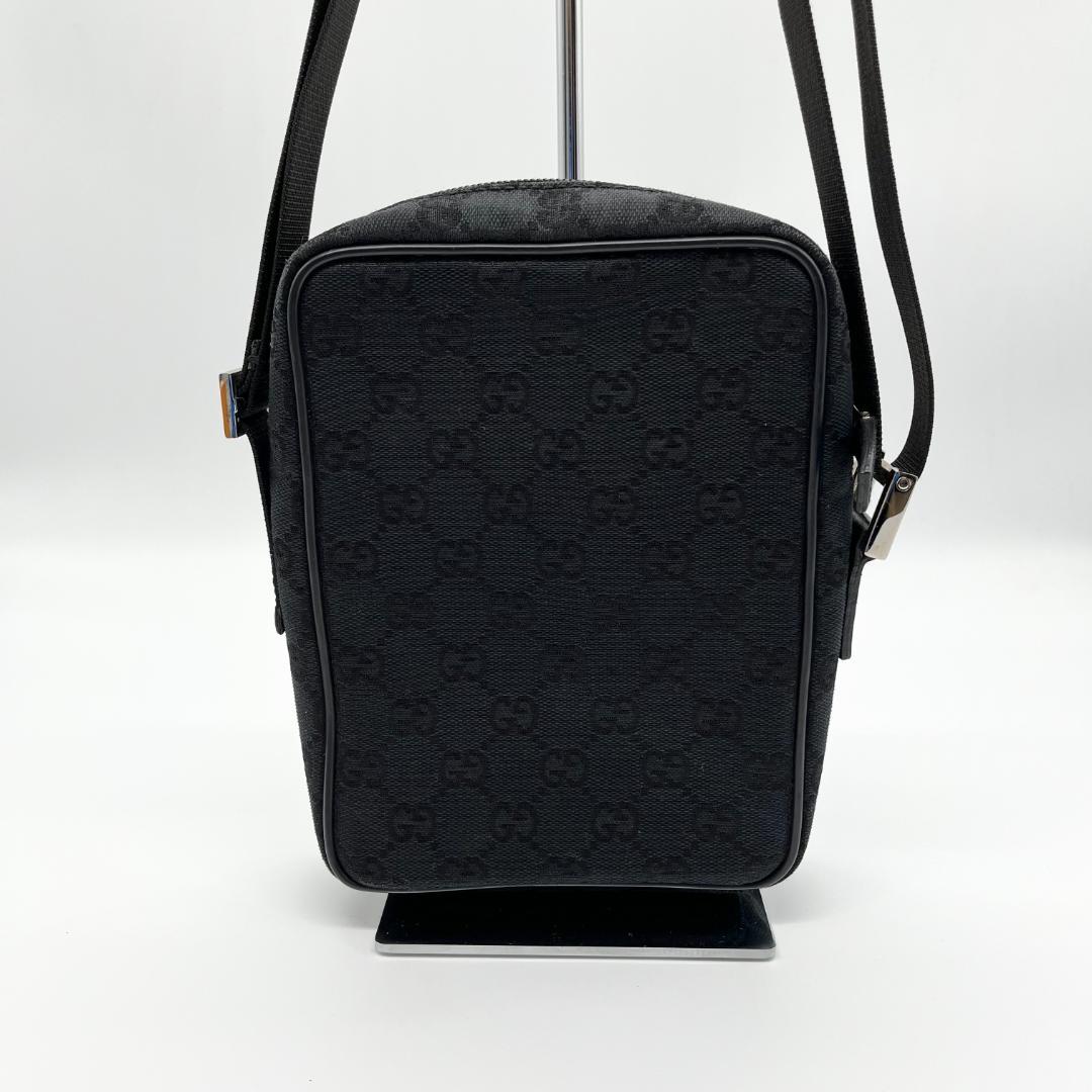 GUCCI グッチ ショルダーバッグ キャンバス ブラック GG柄 GUCCI グッチ ショルダーバッグ キャンバス ブラック GG柄