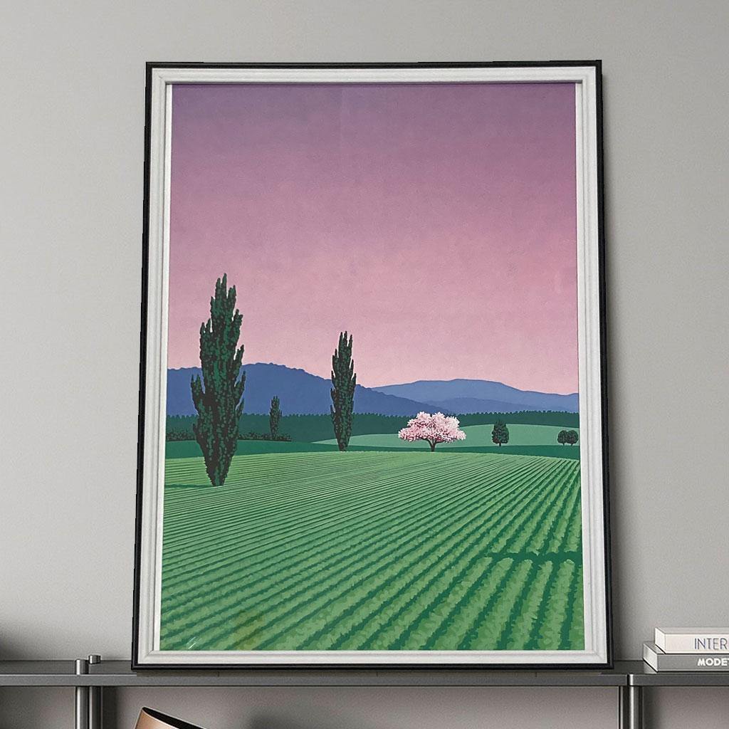 額縁付き】 永井博（Hiroshi Nagai） A2ポスター ⑤ - メルカリ