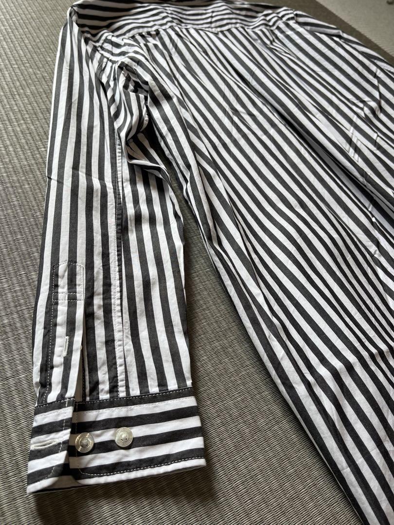 ほぼ新品☆ビームスボーイ ストライプロングシャツワンピース
