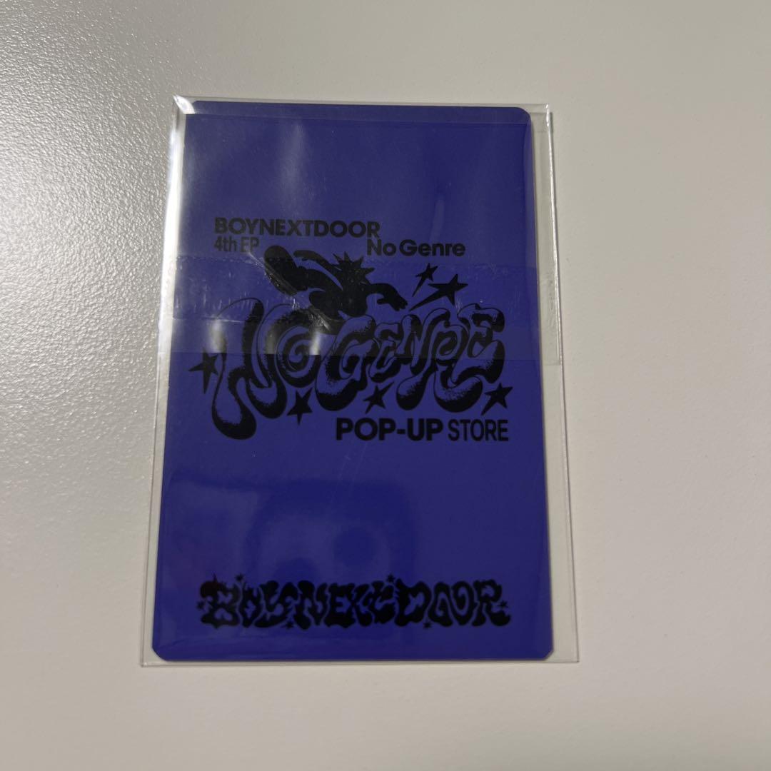 boynextdoor イハン no genre ポップアップ トレカ ラキドロ