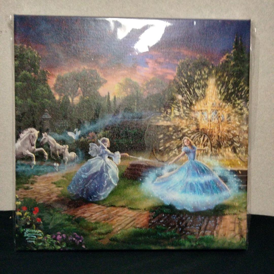 ディズニー トーマスキンケード キャンバス 絵画 シンデレラ 証明書付き