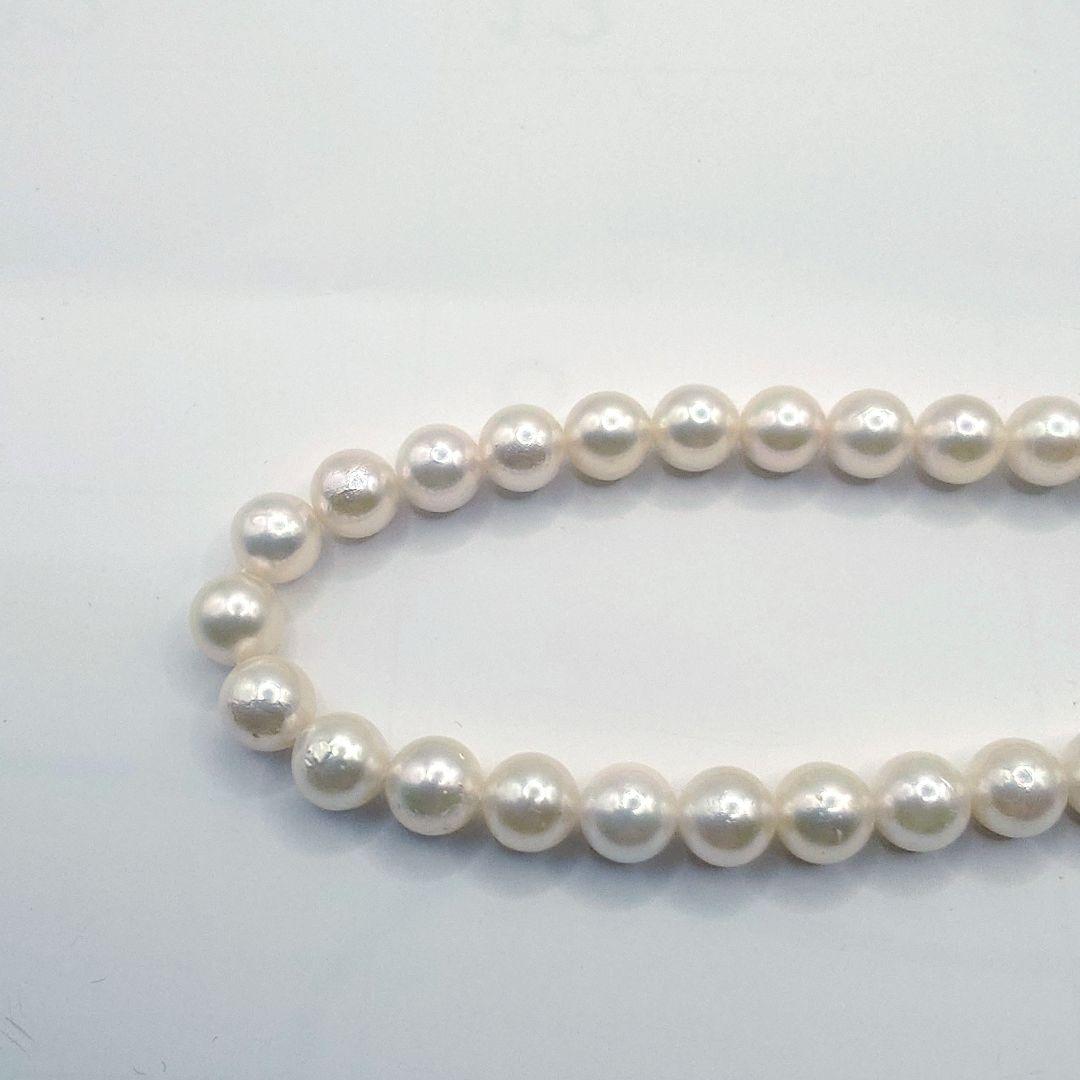 保証書 あこや真珠 パールネックレス ピアス セット 7.2mm Pt850
