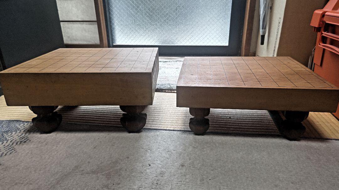 将棋盤２台 将棋駒２個 駒台２台 碁石（梅）