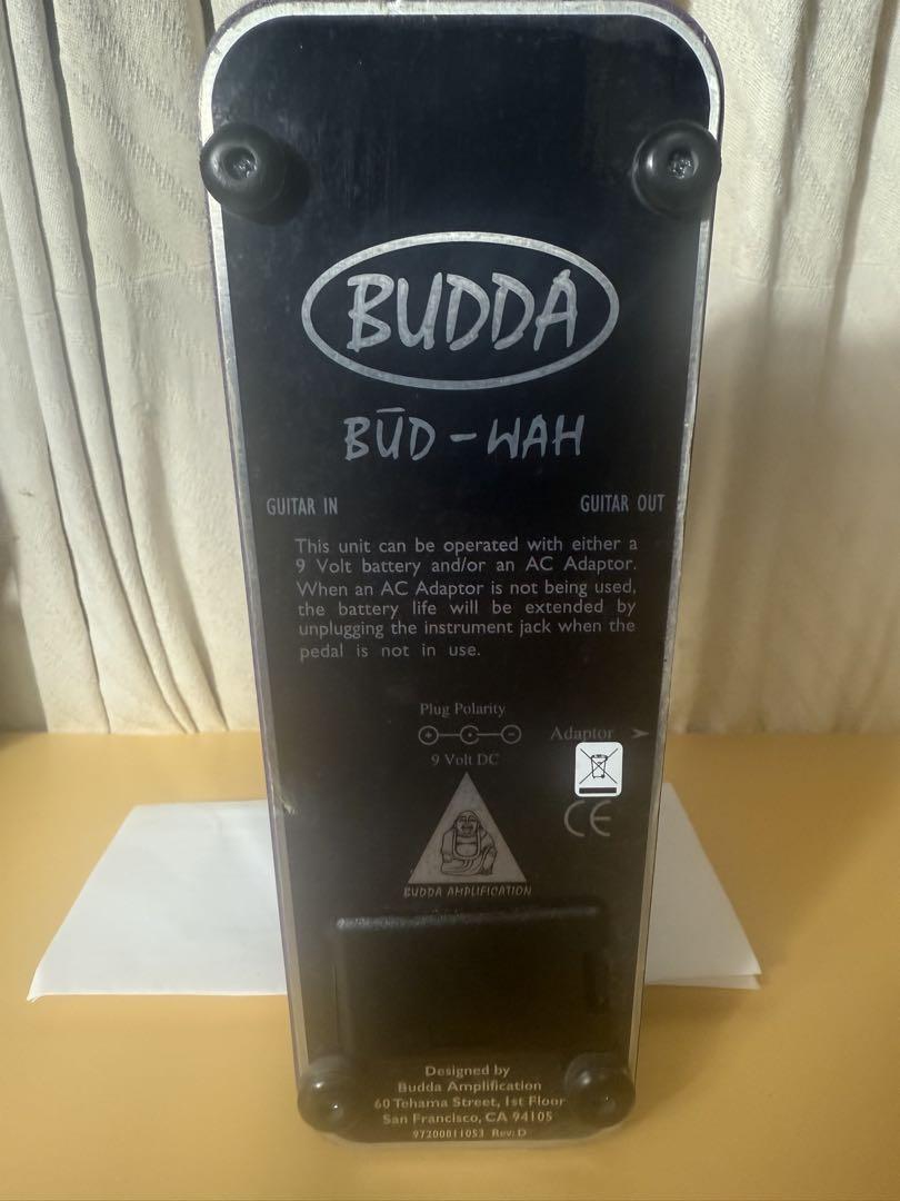 動作品】BUDDA BUD-WAH 赤ラベル ワウペダル ACアダプター付き