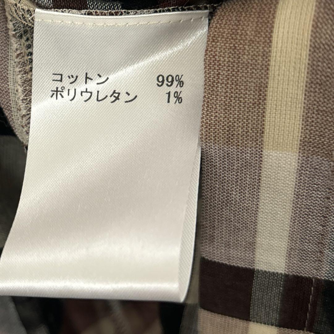 【新品】定価42,900円　レリアン　チェックシャツ　ブラウス　チュニック