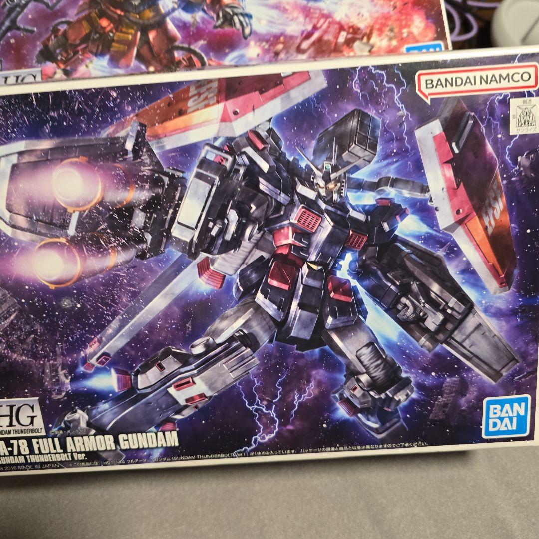 【未開封】HG サンダーボルト系3種セット サイコザク アトラス FAガンダム