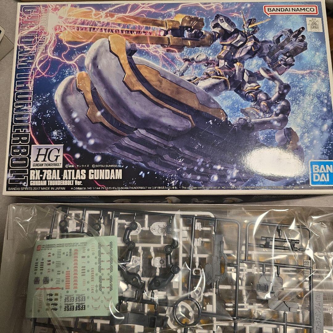 【未開封】HG サンダーボルト系3種セット サイコザク アトラス FAガンダム