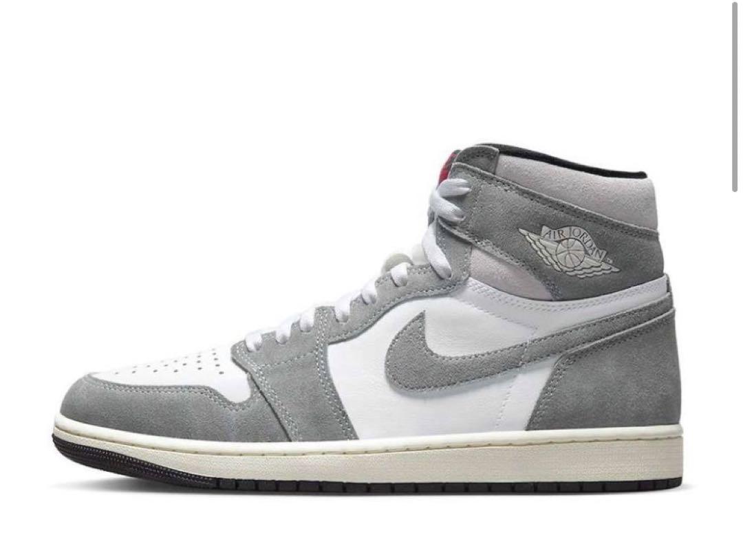 Nike Air Jordan 1 Black and Smoke Grey