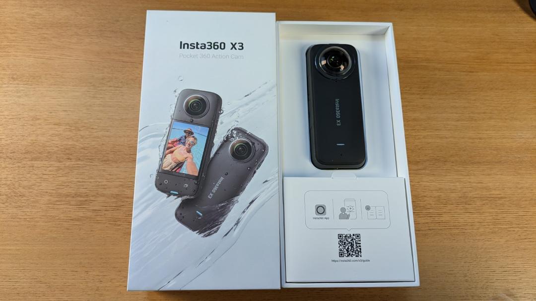 Insta360 X3 （バッテリー3個＆チャージャーセット）