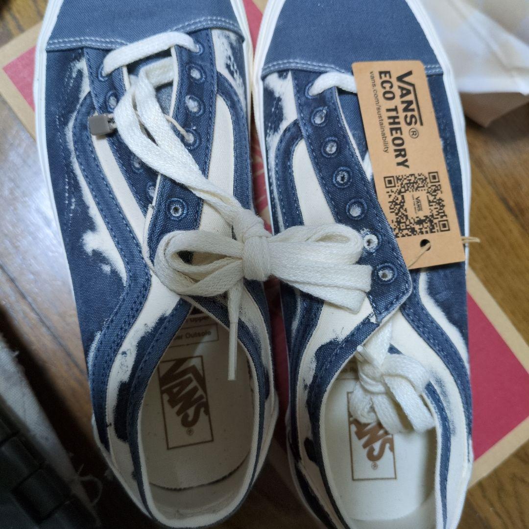 VANS ECO THEORY ネイビー/ホワイト スニーカー