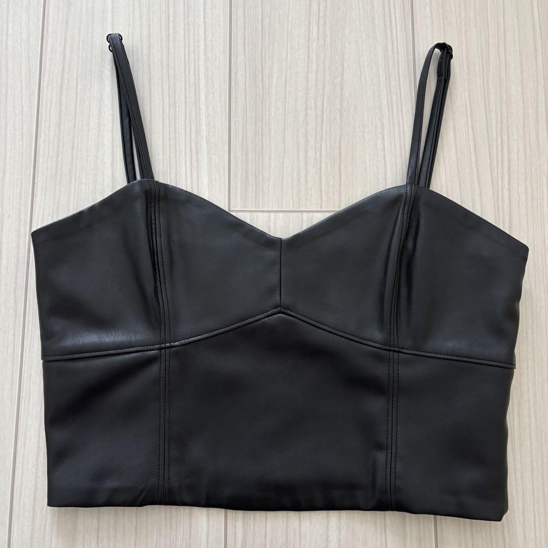 ZARA - ZARA レザー ビスチェの通販 by ky♡｜ザラならラクマ