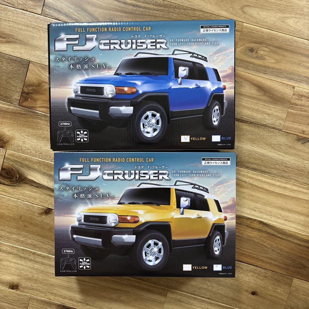 【美品】FJクルーザーラジコン トヨタ FJクルーザー ラジコンカー イエロー - メルカリ