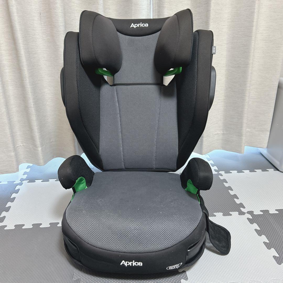 【美品】アップリカ ライドクルー　ISOFIX チャイルドシート　ブラック　黒