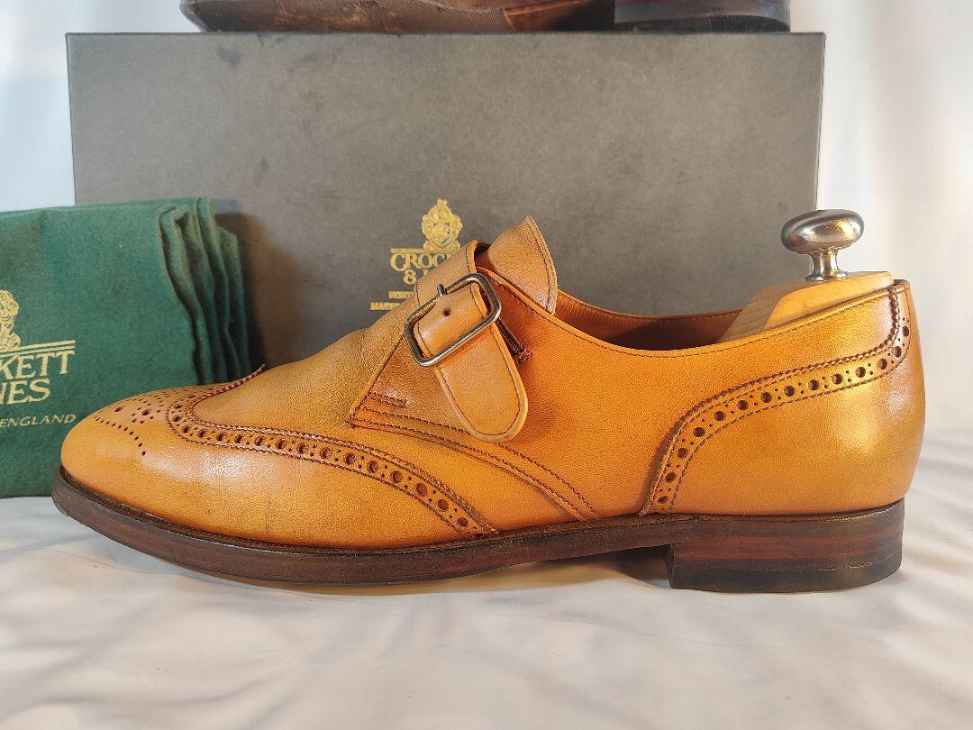 【美品】Crockett&Jones/Chalfont　高級革靴　英国製正規品