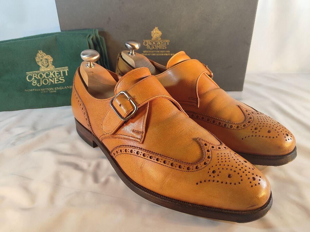 【美品】Crockett&Jones/Chalfont　高級革靴　英国製正規品