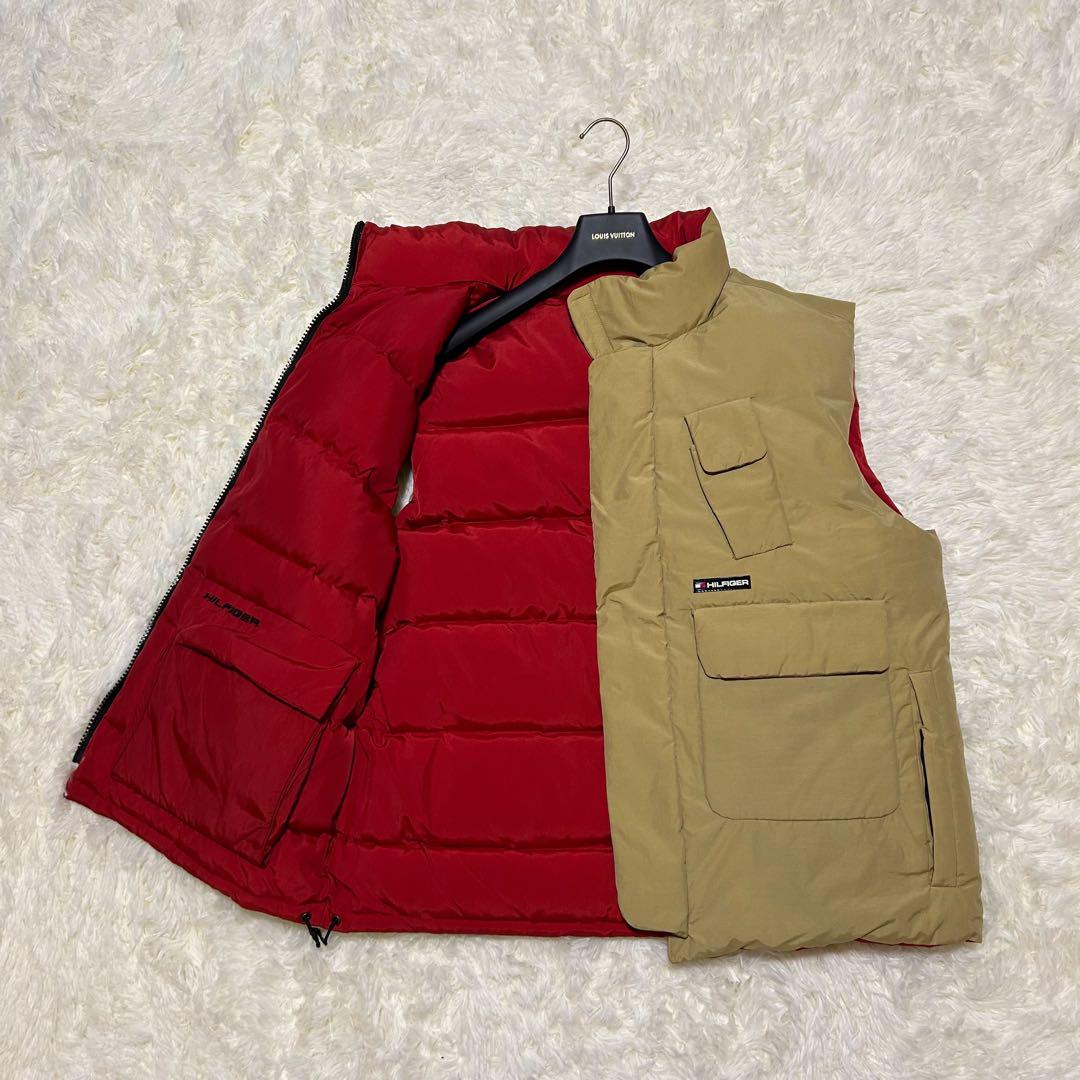 リバーシブル Tommy ダウンベスト メンズM HILFIGER