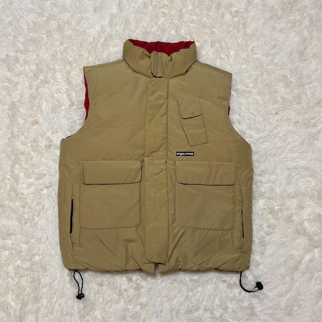 リバーシブル Tommy ダウンベスト メンズM HILFIGER
