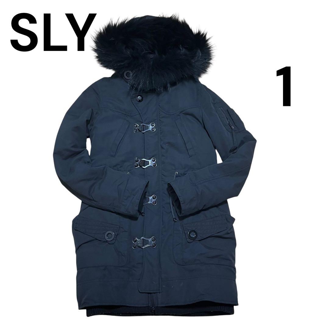 SLY モッズコート N3Bコート ロング ブラック 黒 上戸彩 アウターM・SLY
