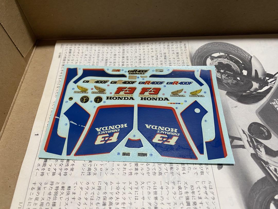 【未組立・中袋未開封】 1/12 CBR400F エンデュランス プラモデル タミヤ 1/12 オートバイシリーズ ホンダ CBR400F エンデュランス