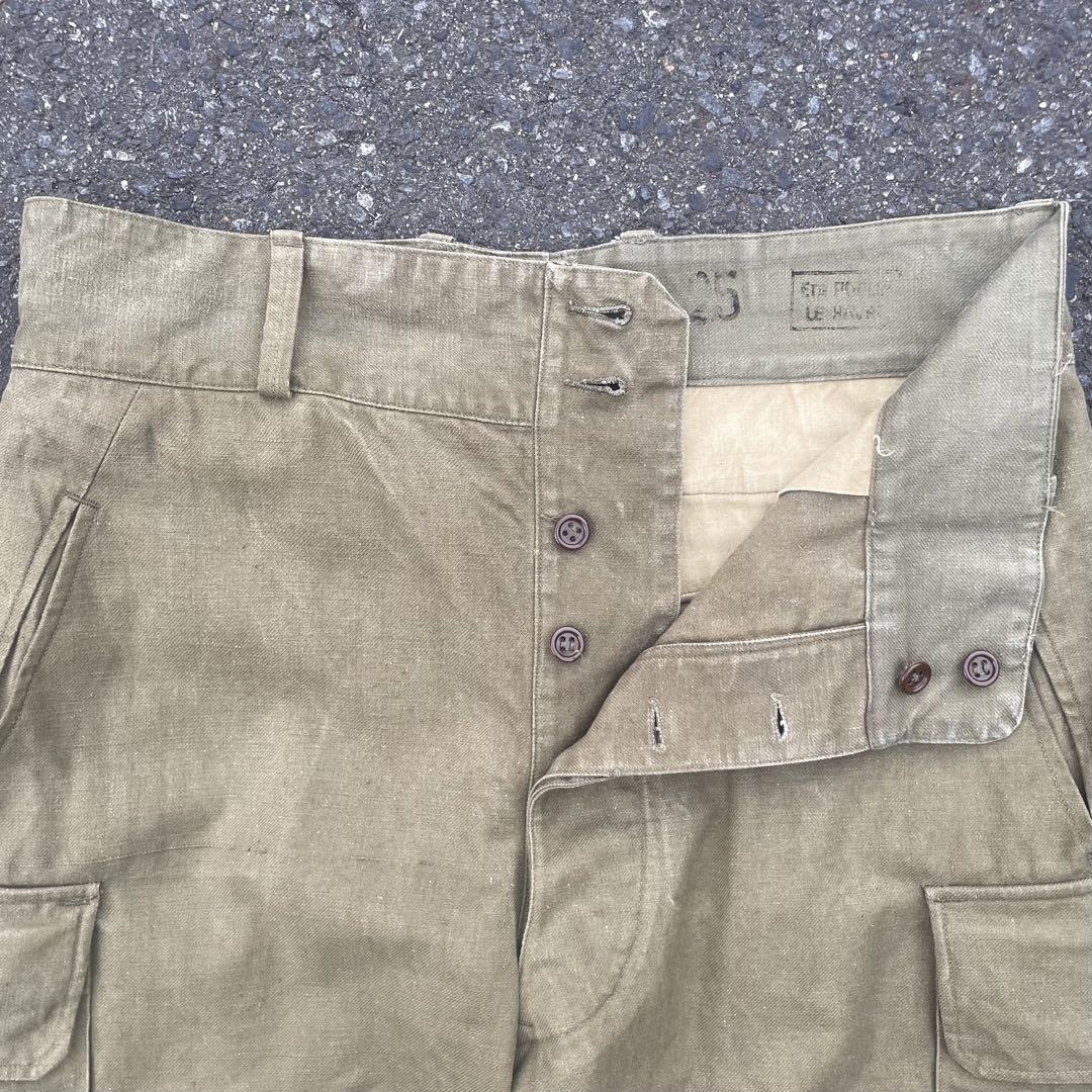40s 50s vintage フランス軍 M47 カーゴパンツ 前期 25