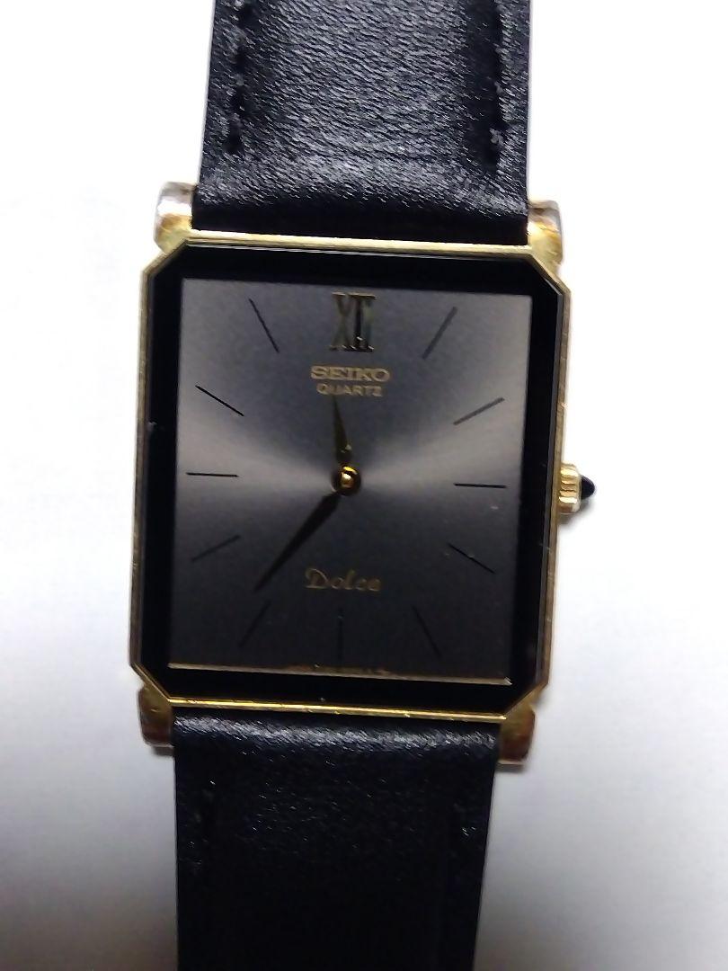 セイコー ドルチェ　 SEIKO　稼働品　ベルト交換済　7730-5040