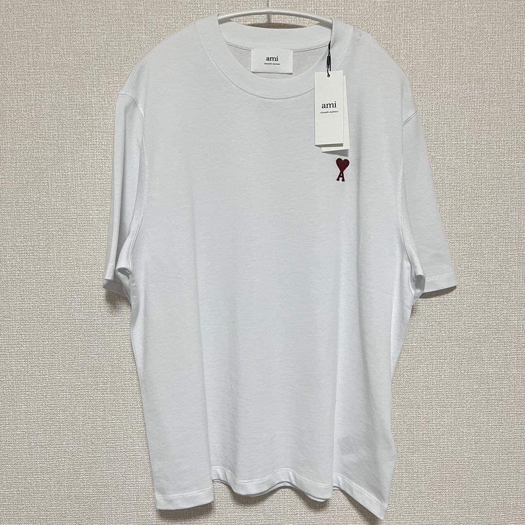 ami paris アミパリス ボクシーフィット Tシャツ ホワイト