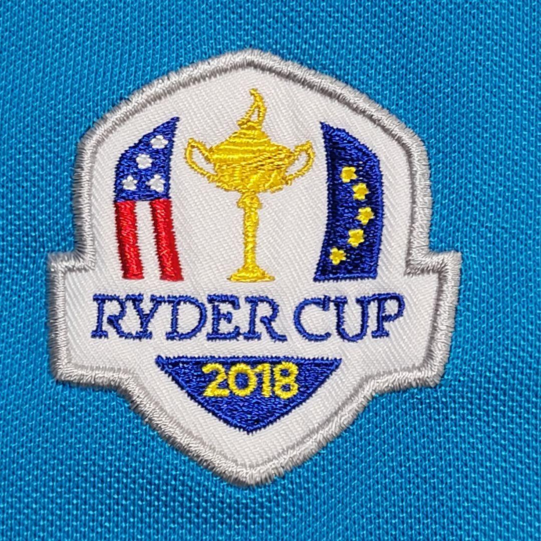 LACOSTE RYDER CUP 2018 ポロシャツ US M ラコステ 青 - メルカリ