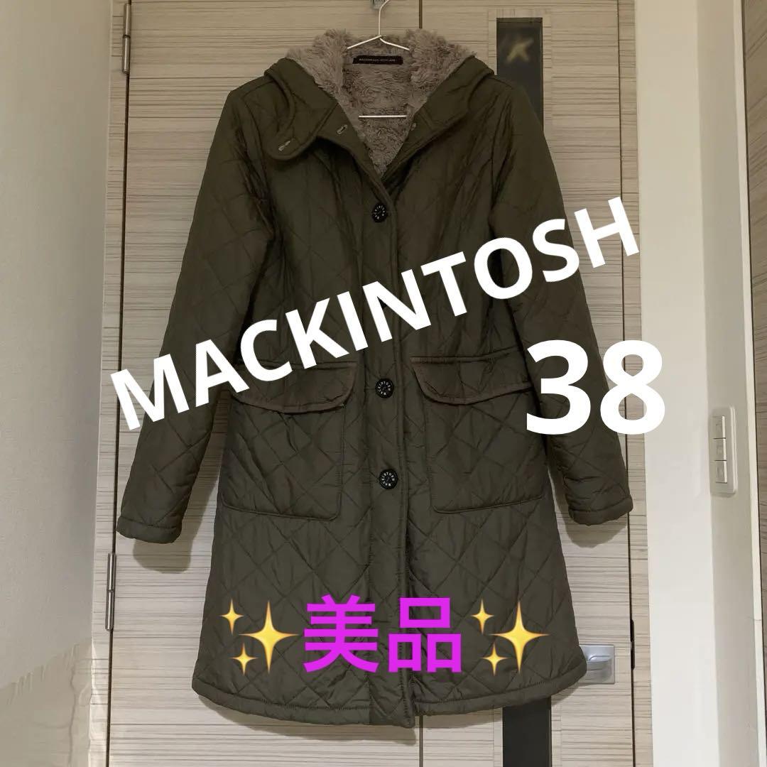美品✨マッキントッシュ 希少❣️38 コート 裏ボア カーキ 英国