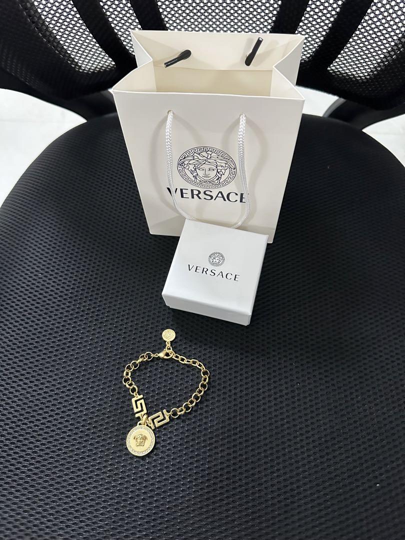 VERSACE ゴールドメダリオンブレスレット