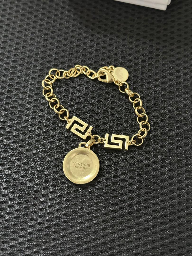 VERSACE ゴールドメダリオンブレスレット