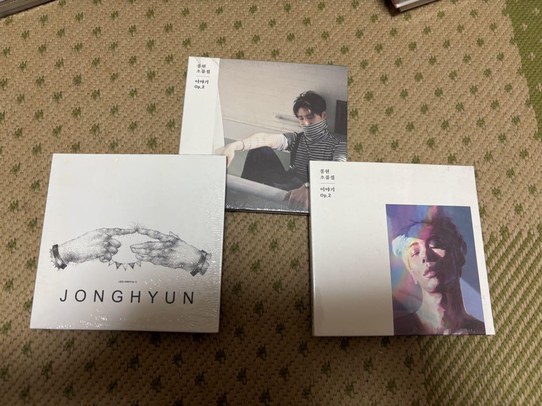 JONGHYUN CDアルバム 未開封3枚セット SHINee ジョンヒョン