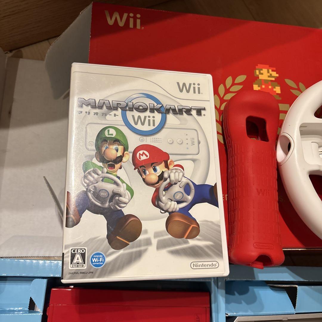 おまけ付】Wii 本体 レッド スーパーマリオ25周年 箱付き 任天堂