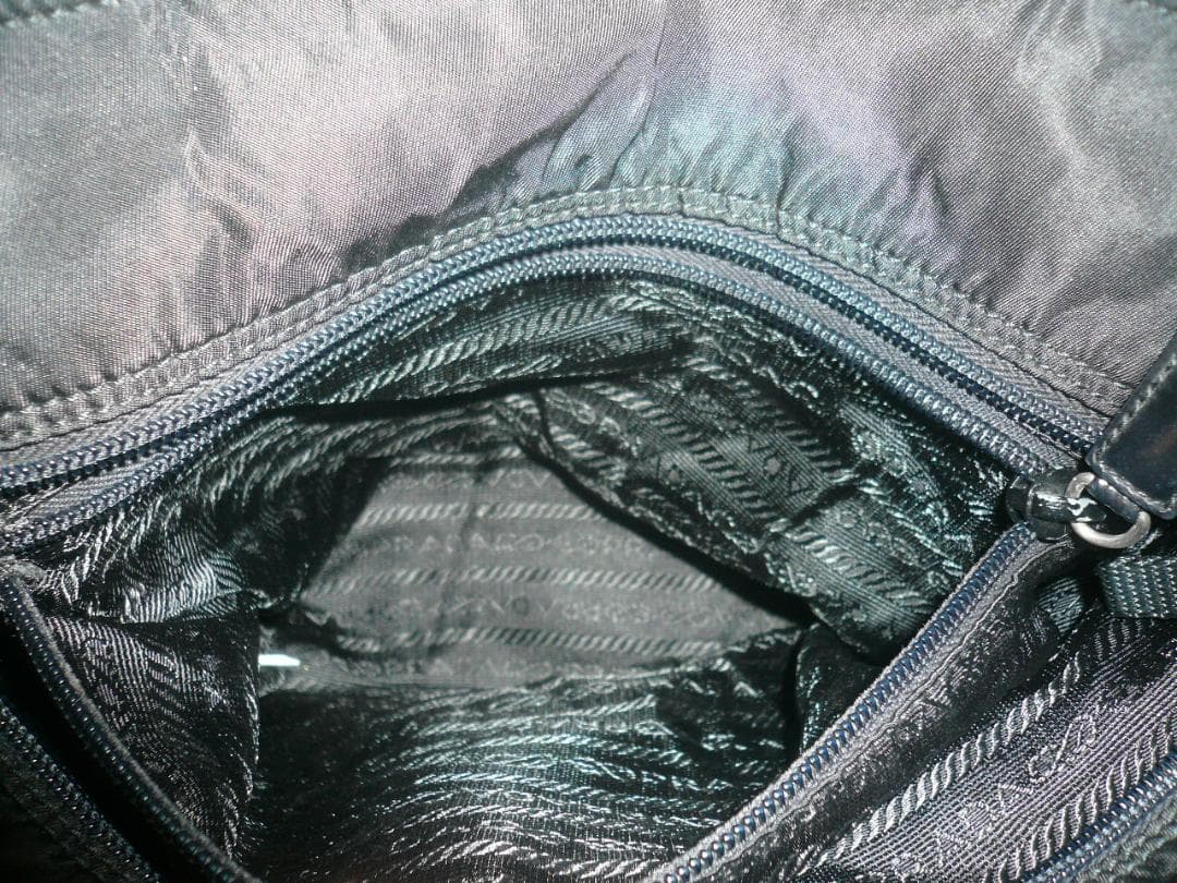 【PRADA】ブラック ナイロン ショルダーバッグ ミニトートバック