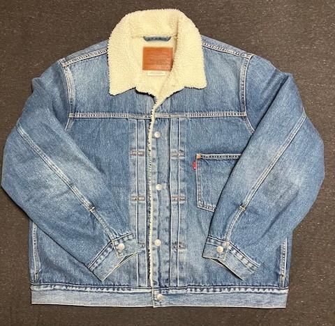 XL リーバイス 裏ボア Levi's 1st デニム ジャケット サークルR