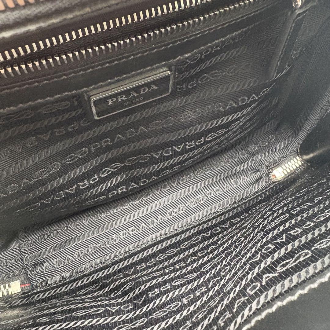 【極美品！✨】PRADA プラダ ハンドバッグ 2VH069 サフイアーノ 黒