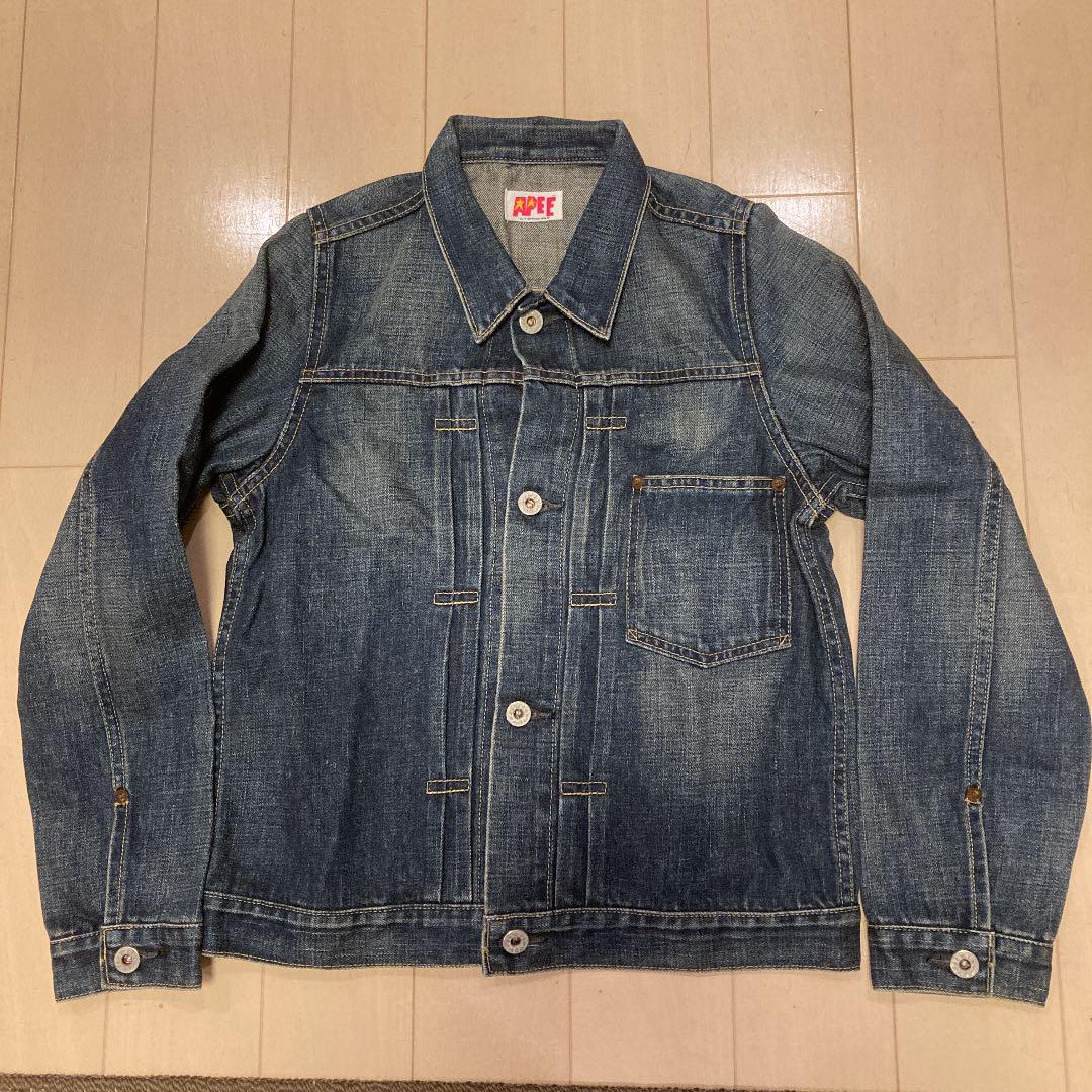 usedエイプAPEE☆used加工デニムJKT☆S女子 - メルカリ usedエイプAPEE☆used加工デニムJKT☆S女子 - メルカリ