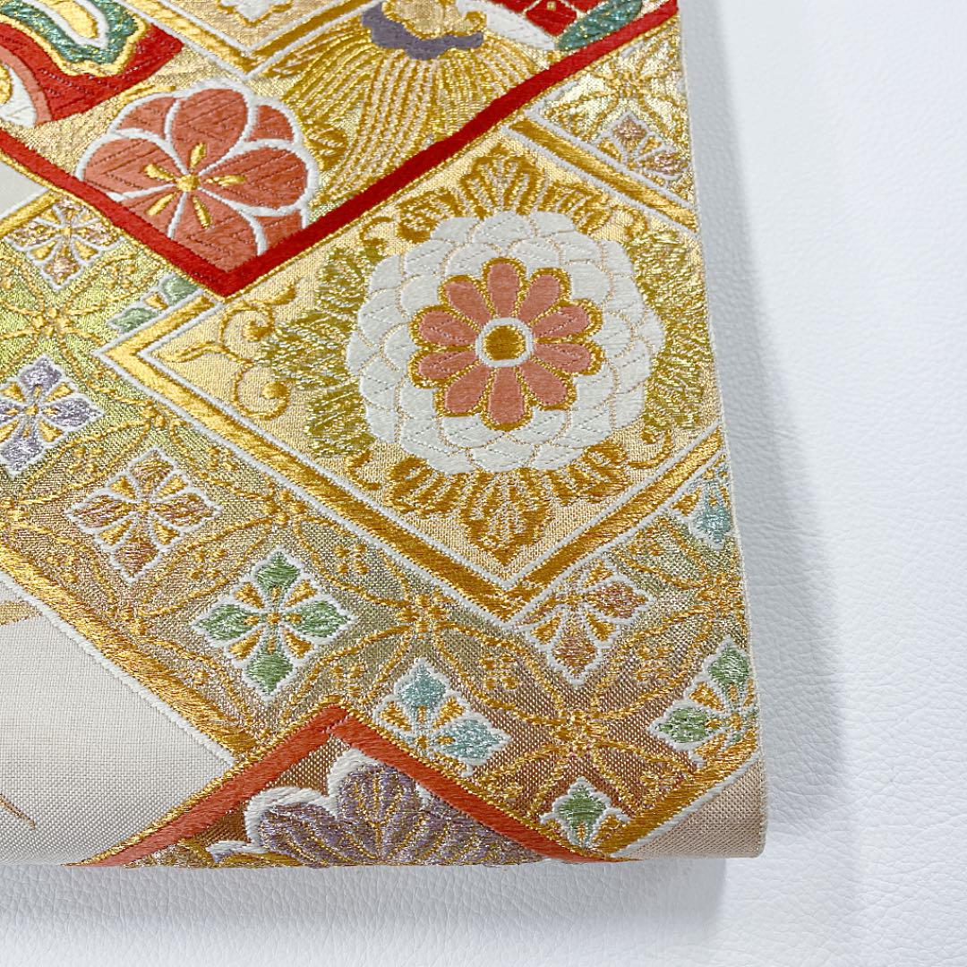 20%OFF 専用帯392 高級 正絹 唐織 華雅 六通 袋帯 華文 花文 宝尽くし UbkOd-m76967853693 定番人気SALE