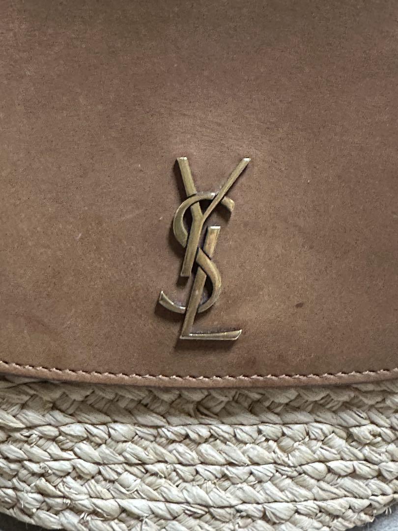 ♥︎YSL サンローラン　マノン　ストロー レザー かご2wayバッグ♥︎