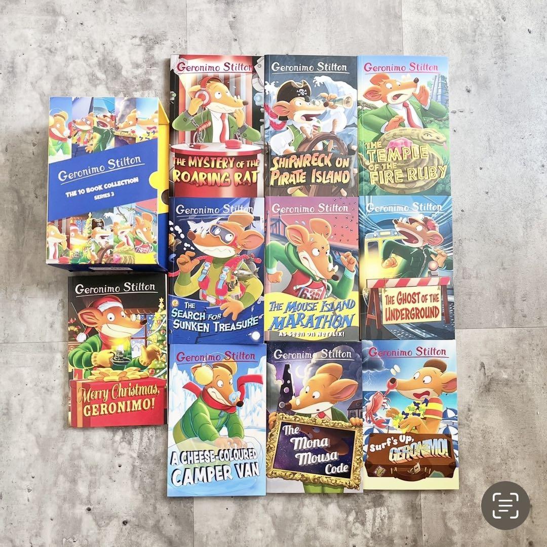 10 Books Geronimo Stilton 1-10 English Color Picture