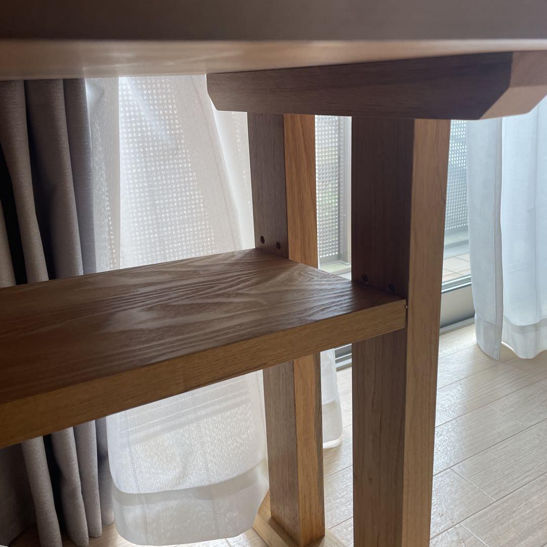 ナチュラルウッド 木製テーブル 120 cm センチ