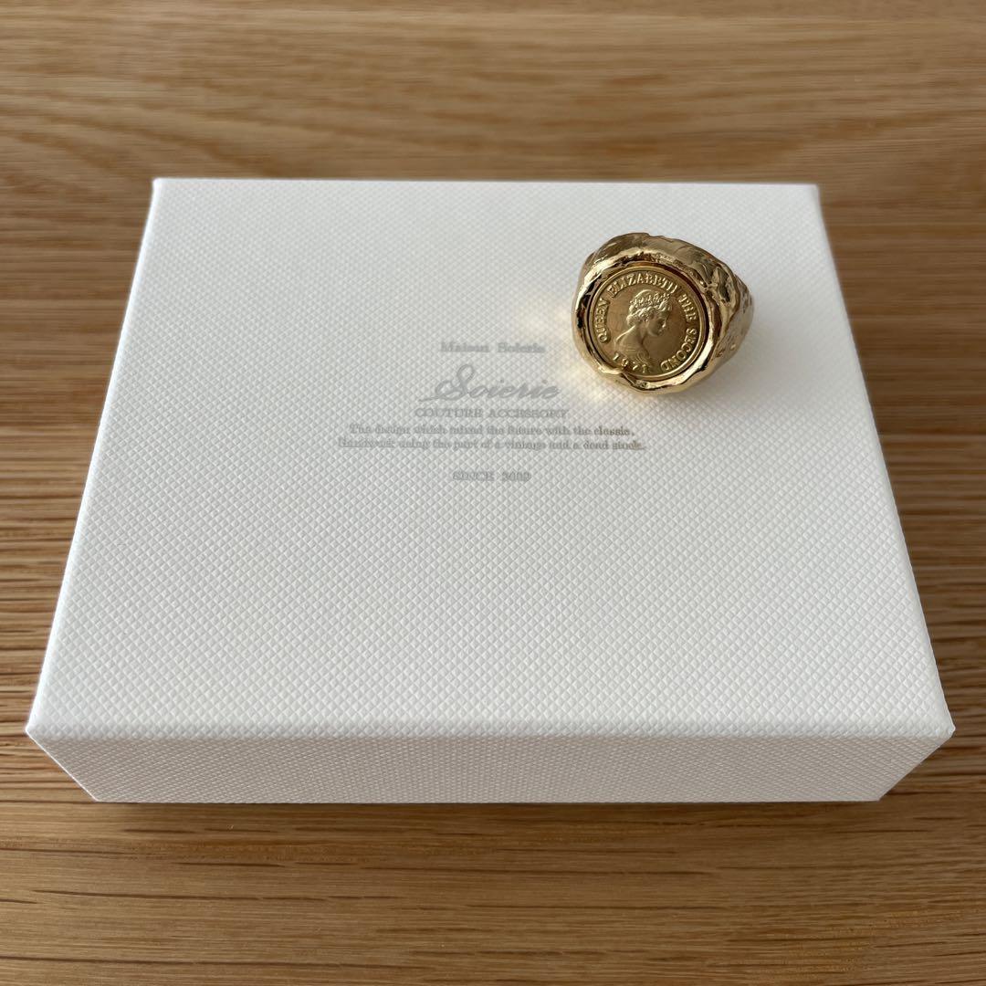 soierie ソワリー coin ring リング 指輪