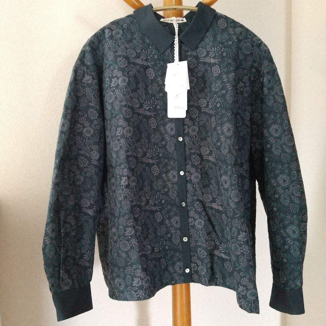 新品未使用　ミナペルホネン　刺繍ブラウス　38