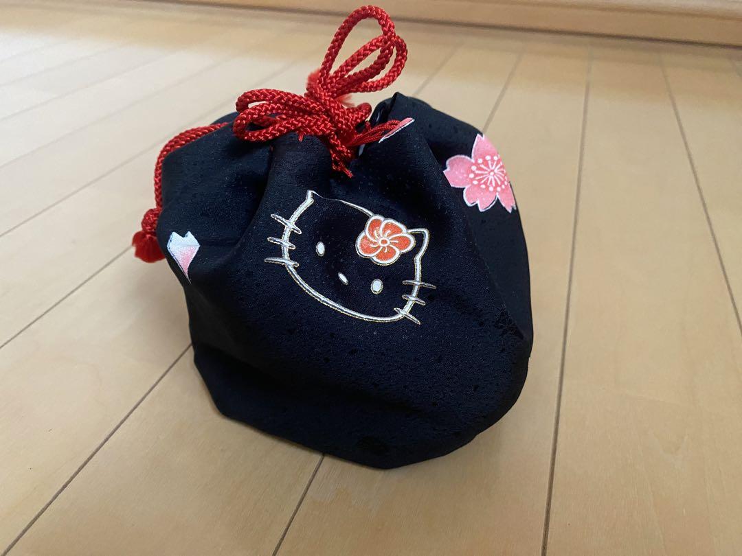 ハローキティ】 七五三 正月 初詣 着物 被布 6点セット3歳 ハローキティ】 七五三 正月 初詣 着物 被布 6点セット3歳