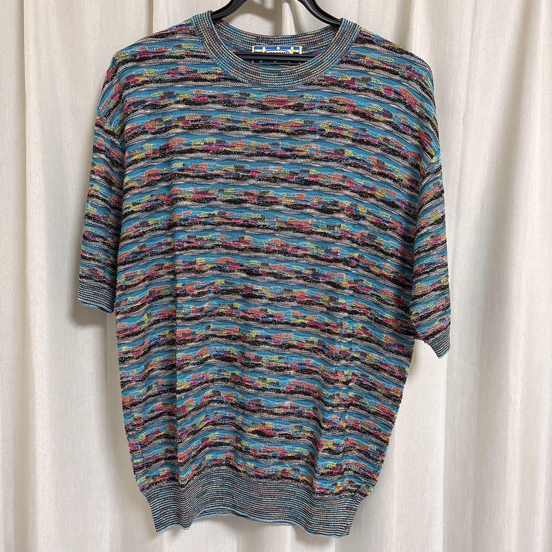 MISSONI メンズ 半袖 ニット 古着 - メルカリ